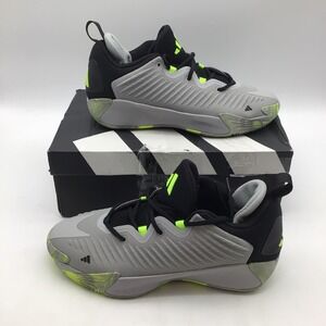 Adidas Initiation Mens Basketball Shoes Black Lucid Lemon JR6507 Size 11 NEW